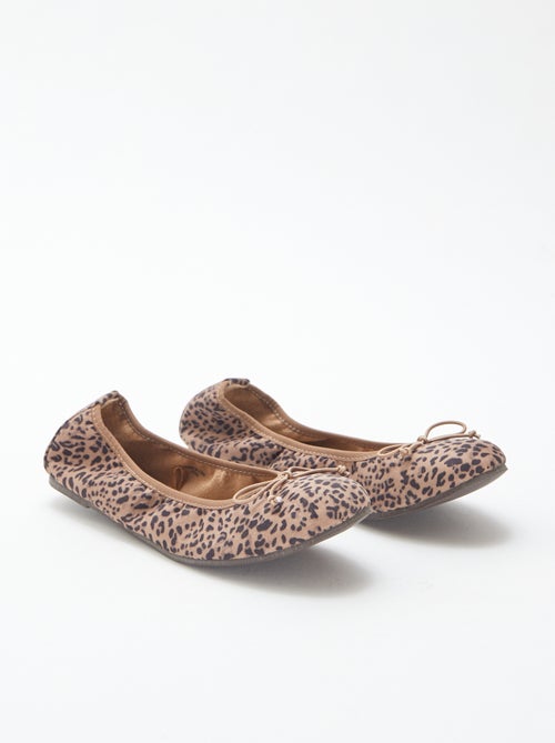 Ballerines léopard - Kiabi
