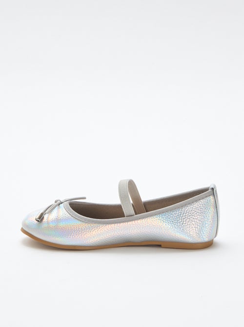 Ballerines métallisées - Kiabi