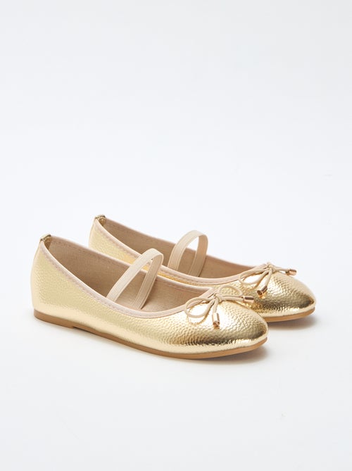 Ballerines métallisées - Kiabi