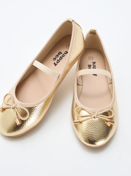 Ballerines métallisées - Kiabi