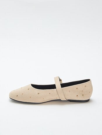 Ballerines plates en simili