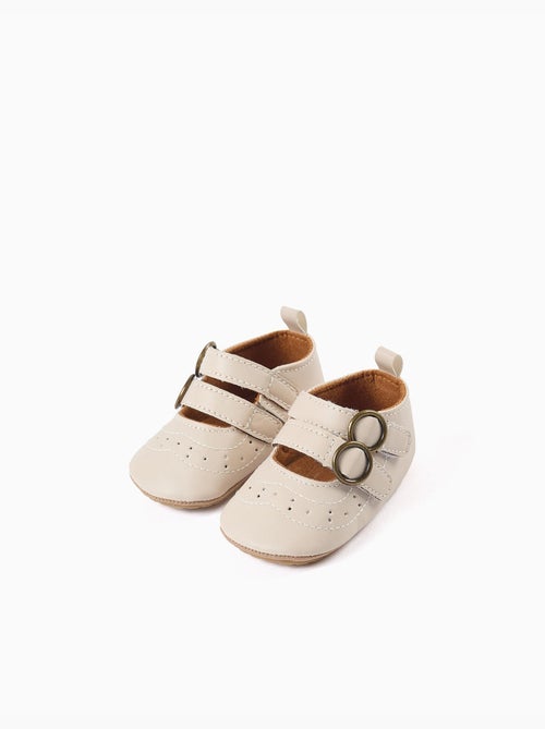 Ballerines pré-marche à scratch - Kiabi