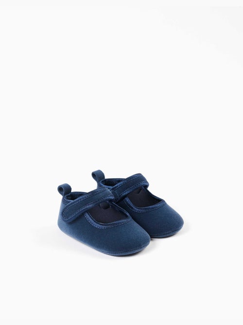 Ballerines pré-marche en velours - Kiabi