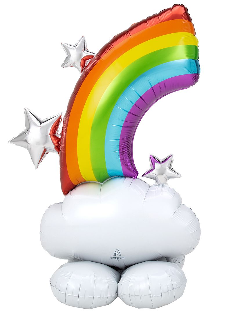 Ballon 'arc-en-ciel' géant multicolore - Kiabi