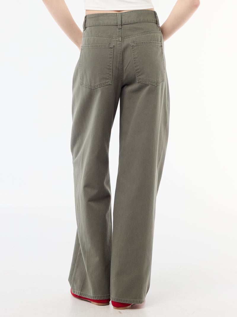 Ballon fit broek Kaki - Kiabi