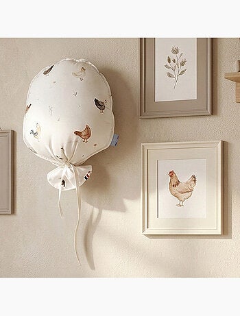 Ballon wanddecoratie voor kinderkamer katoen | sevira kids