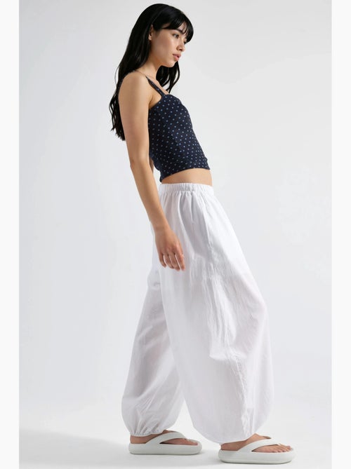 Ballonbroek met elastische taille busem - Kiabi