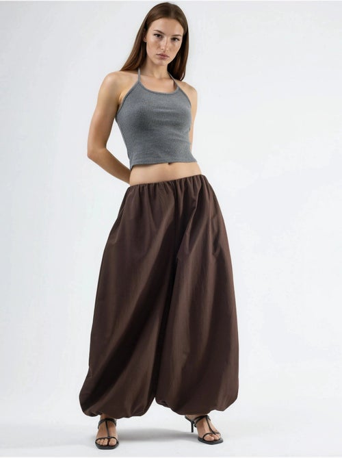 Ballonbroek met elastische tailleband busem - Kiabi Ballonbroek met elastische tailleband busem - Kiabi
