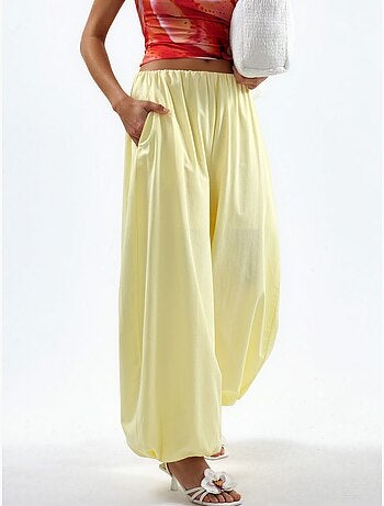 Ballonbroek met elastische tailleband busem