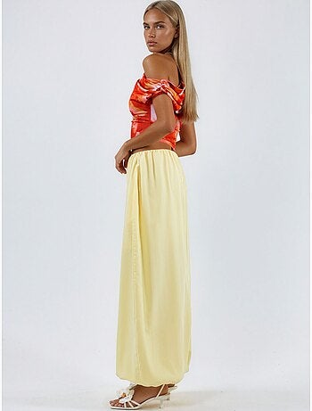 Ballonbroek met elastische tailleband busem
