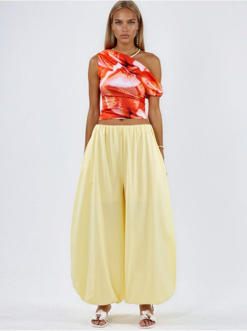 Ballonbroek met elastische tailleband busem - Kiabi Ballonbroek met elastische tailleband busem - Kiabi