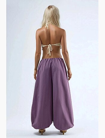 Ballonbroek met elastische tailleband busem
