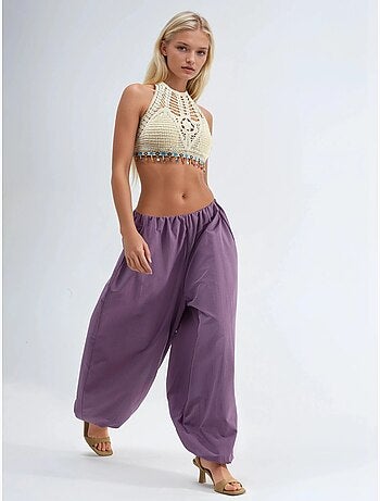 Ballonbroek met elastische tailleband busem