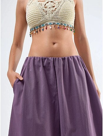 Ballonbroek met elastische tailleband busem