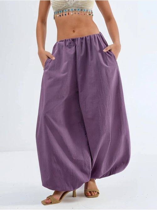 Ballonbroek met elastische tailleband busem - Kiabi