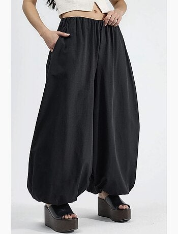 Ballonbroek met elastische tailleband busem
