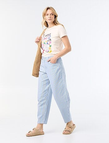 Ballonbroek met hoge taille