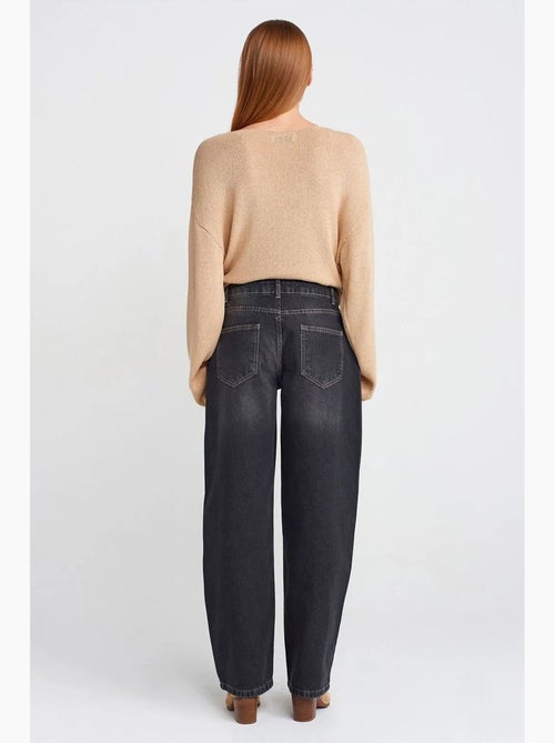 Ballonjeans met hoge taille en wijde pijp dilvin - Kiabi Ballonjeans met hoge taille en wijde pijp dilvin - Kiabi