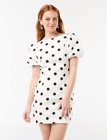 Ballonjurk met korte mouwen