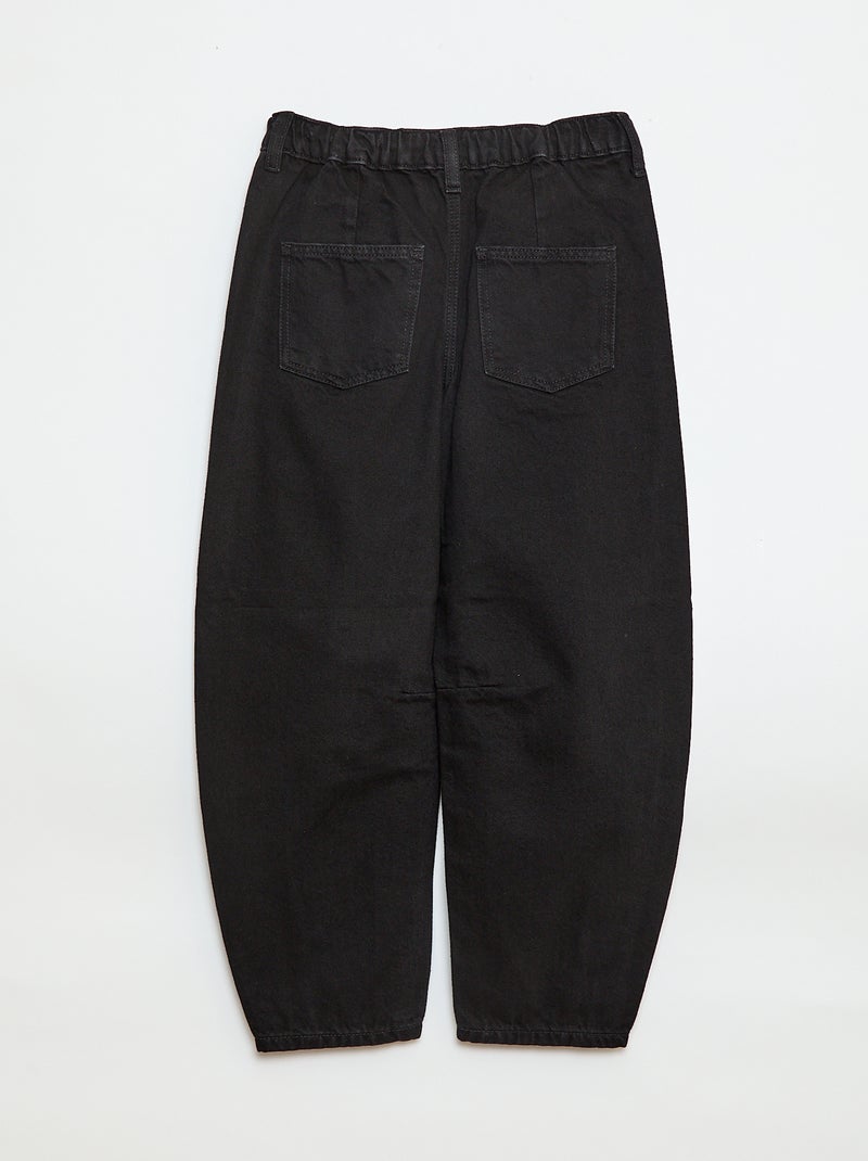 Ballonmodel jeans Zwart - Kiabi