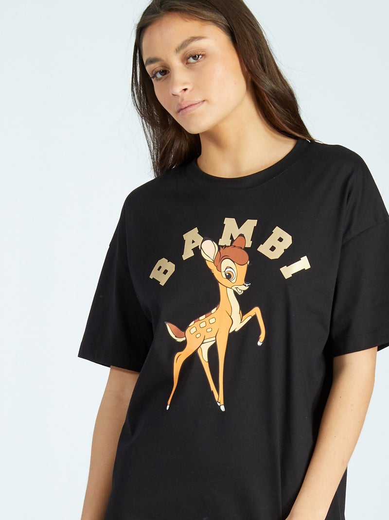 Bambi-nachthemd ZWART - Kiabi