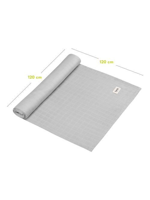 Bamboe hydrofiele doek 120 x 120 cm – LIONELO – 100% katoen – Hypoallergeen - Kiabi Bamboe hydrofiele doek 120 x 120 cm – LIONELO – 100% katoen – Hypoallergeen - Kiabi