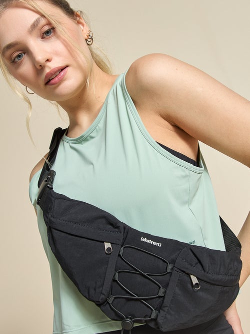 Banane de sport (ekstract) avec poches extérieures et intérieures 15x40 cm - Kiabi