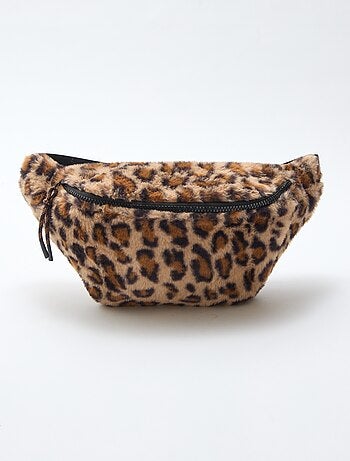 Banane léopard imitation fourrure