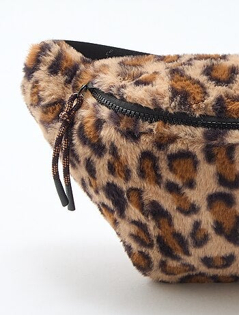 Banane léopard imitation fourrure