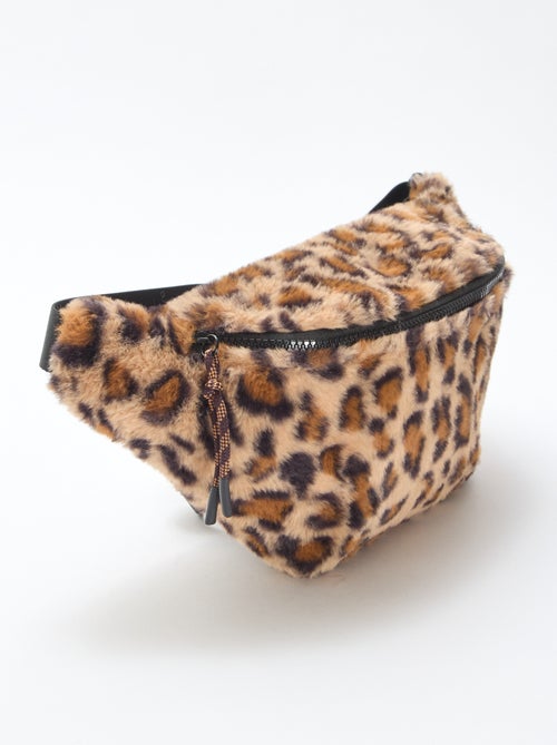 Banane léopard imitation fourrure - Kiabi