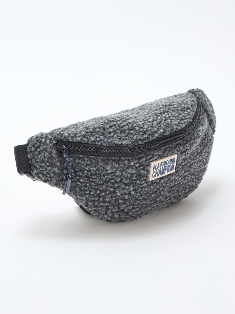 Banane unie effet moutonné 27x15 cm - Gris - Garçon - 10.00€ - Kiabi