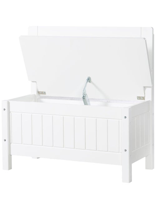 Banc-coffre à jouets en bois avec couvercle à fermeture douce - ROBA - Kiabi