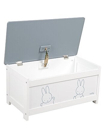 Banc-coffre à jouets en bois avec couvercle à fermeture douce 'miffy®' - ROBA