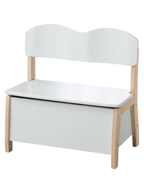 Banc-coffre à jouets en bois massif - ROBA - Kiabi