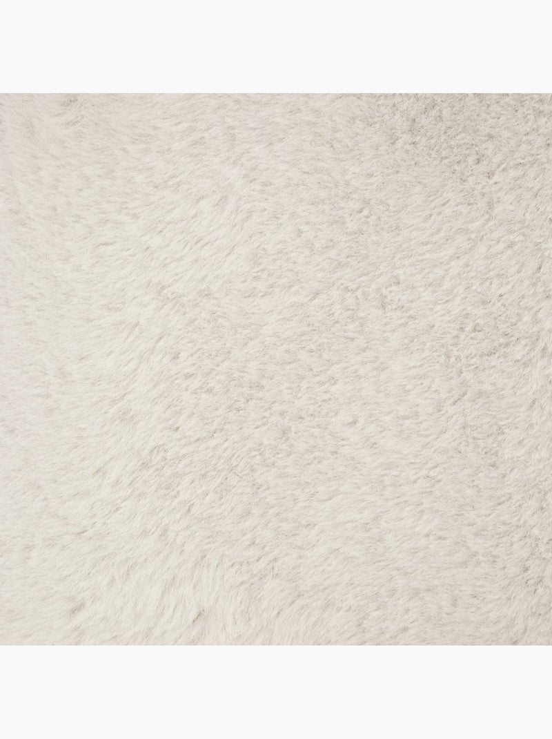 Banc coffre de rangement pliant en fausse fourrure EZZIO Blanc - Kiabi