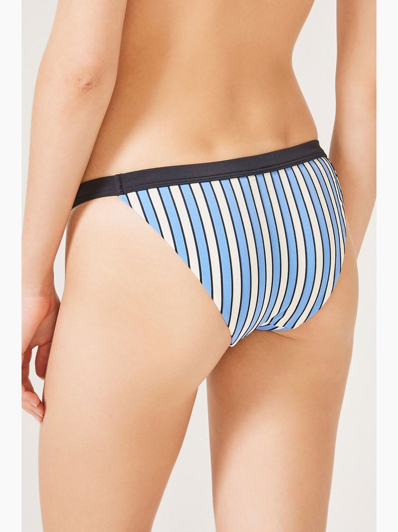 Band super bikinibroekje penti Wit Blauw Zwart - Kiabi