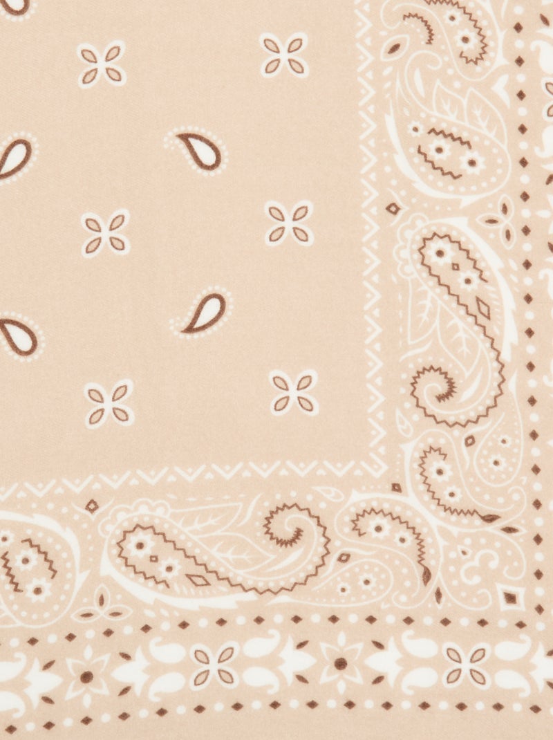 Bandana-sjaal met print Wit - Kiabi