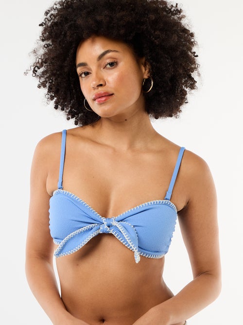 Bandeau beha met contrasterende stiksels - Kiabi