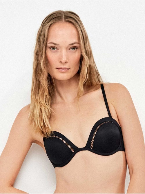 Bandeau bikini top met diepe halslijn - Kiabi