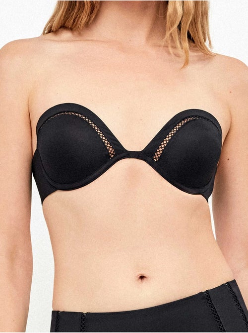 Bandeau bikini top met diepe halslijn - Kiabi