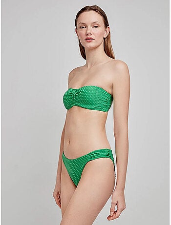 Bandeau bikini top zonder beugel