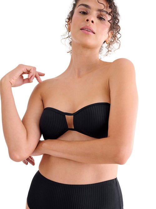 Bandeau bikinitopje zonder beugel florida - Kiabi Bandeau bikinitopje zonder beugel florida - Kiabi