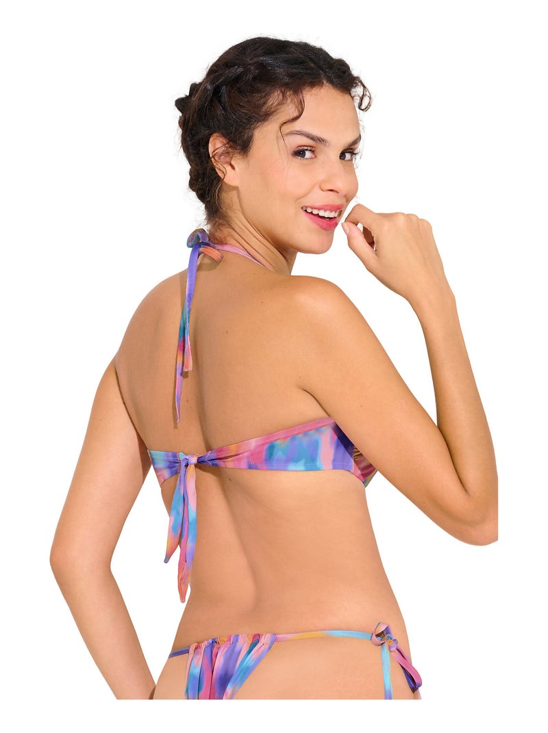 Bandeau bikinitopje zonder beugel jersey Oranje - Kiabi