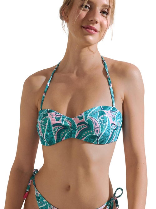 Bandeau bikinitopje zonder beugel kavala - Kiabi Bandeau bikinitopje zonder beugel kavala - Kiabi