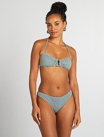Bandeau de bain imprimé géométrique