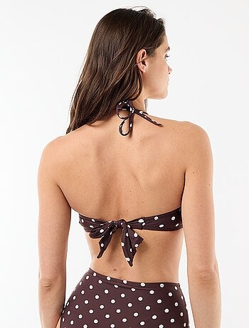 Bandeau de bain motif pois