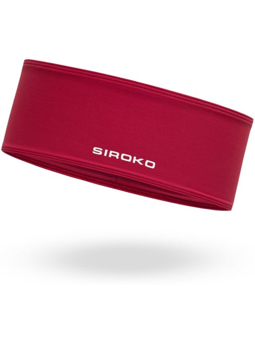 Bandeau de cyclisme homme et femme hb thermal burgundy - Kiabi