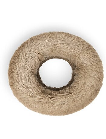 Bandeau de ski rétro en fausse fourrure homme et femme zeit camel