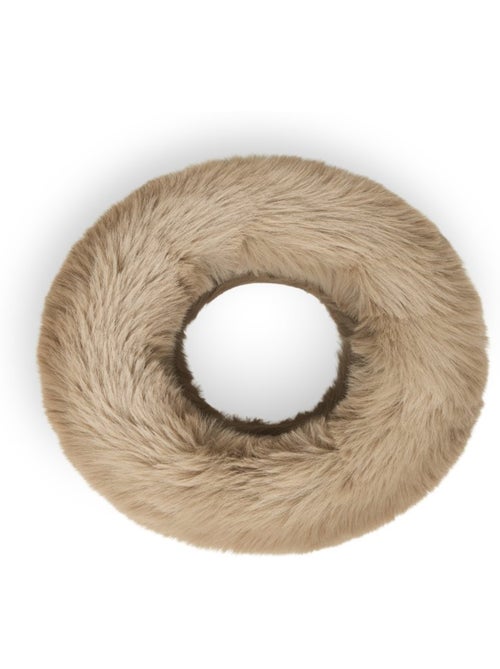 Bandeau de ski rétro en fausse fourrure homme et femme zeit camel - Kiabi