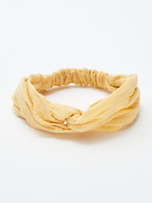 Bandeau en gaze de coton - Kiabi